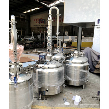 Equipamento da destilação do álcool de cobre de 30L 50L moonshine a destilaria do destilador